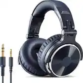 Bol.com OneOdio Pro10 - koptelefoon met microfoon - inklapbaar - muziek|studio|DJ (blauw) aanbieding