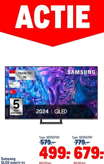 Makro Samsung QLED smart-tv aanbieding