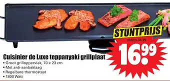 Dirk Cuisinier de Luxe teppanyaki grillplaat aanbieding