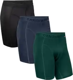 Amazon DANISH ENDURANCE 3-Pack Sportondergoed, Boxershorts, Quick-Dry, Classic Fit, voor Heren aanbieding