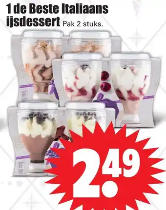 Dirk Italiaans ijsdessert 2st aanbieding