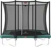 Bol.com BERG Ultim Favorit Regular Trampoline - 280cm - Groen - incl. veiligheidsnet deluxe aanbieding