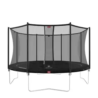 Bol.com BERG Favorit Trampoline Regular 430 cm Zwart + Safety Net Comfort aanbieding