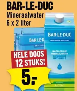 Dirck 3 BAR-LE-DUC Mineraalwater aanbieding
