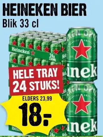Dirck 3 Heineken bier aanbieding