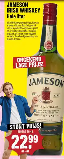 Dirck 3 Jameson irish whiskey aanbieding