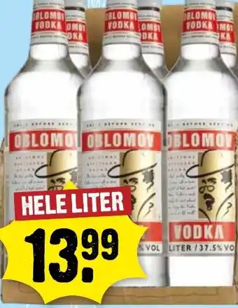 Dirck 3 Oblomov Vodka aanbieding
