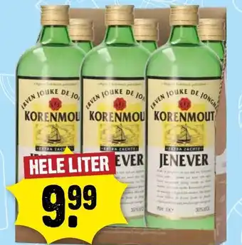 Dirck 3 Korenmout Jenever aanbieding