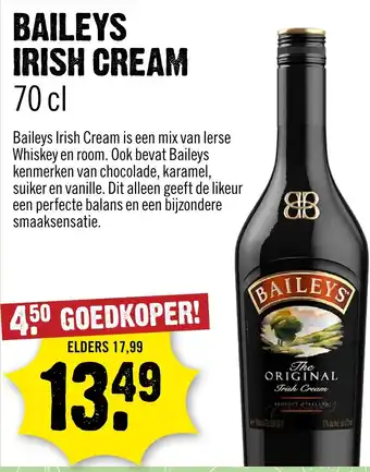 Dirck 3 Bacardi Baileys Irish Cream aanbieding