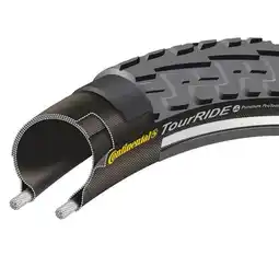 ANWB Continental btb Ride Tour 28 x 1 1/8 zw refl Zwart aanbieding