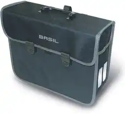ANWB Basil Fietstas Malaga Pakaftas 13 Liter Zwart aanbieding