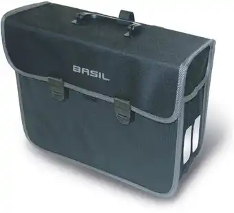 ANWB Basil Fietstas Malaga Pakaftas 13 Liter Zwart aanbieding