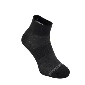 ANWB Wrightsock Coolmesh Merino Quarter sokken Donkergrijs Licht Grijs XXL aanbieding