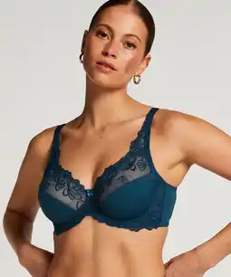 Hunkemoller Hunkemöller Niet-voorgevormde beugel bh Diva Blauw aanbieding