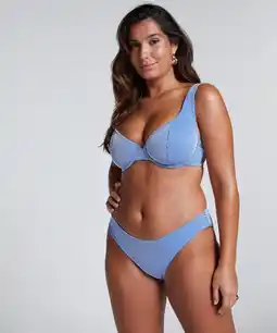 Hunkemoller Hunkemöller Rio Bikinibroekje Fiji Blauw aanbieding