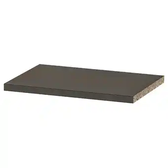 IKEA Billy donkerbruine plank, rechthoekig, houten, plat, extra opbergruimte aanbieding