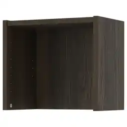 IKEA Donkerbruin billy kast, rechthoekig, houten, open aan de bovenkant aanbieding
