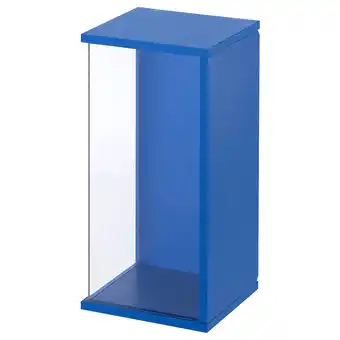 IKEA Ikea brännbol blauwe vitrinekast verticale rechthoek aanbieding