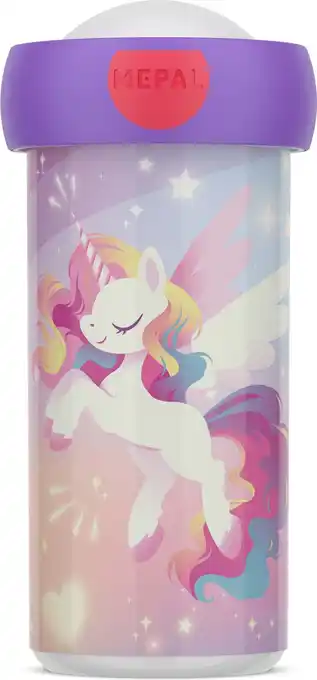 Intratuin Mepal drinkbeker Campus Unicorn Glow 300 ml aanbieding