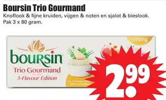 Dirk Boursin Trio Gourmand 3*80g aanbieding