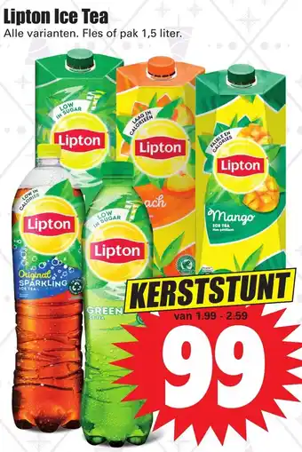 Dirk Lipton Ice Tea 1.5L aanbieding