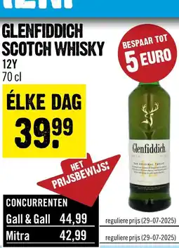 Dirck 3 Glenfiddich scotch whisky aanbieding