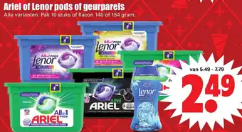 Dirk Ariel of Lenor Pods of Geurparels aanbieding