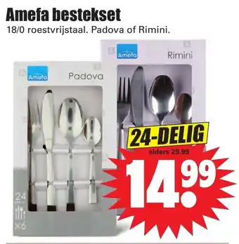 Dirk Amefa Bestekset aanbieding