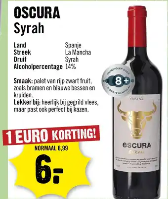 Dirck 3 OSCURA Syrah aanbieding