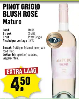 Dirck 3 Pinot grigio blush rosé Maturo aanbieding
