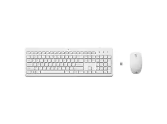MediaMarkt HP 230 Wrl Mouse And Keyboard White aanbieding