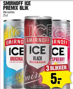 Dirck 3 Smirnoff ice premix blik aanbieding