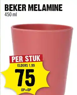 Dirck 3 Beker melamine aanbieding