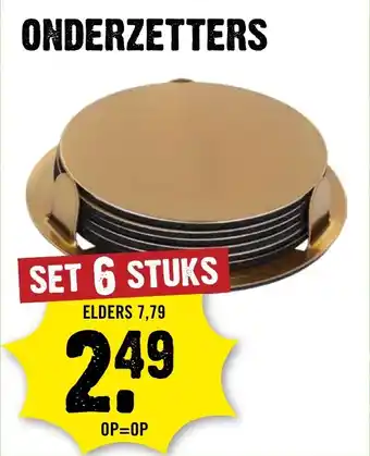 Dirck 3 Onderzetters aanbieding