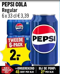 Dirck 3 PEPSI COLA Regular aanbieding