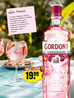 Dirck 3 GORDON'S PREMIUM PINK aanbieding