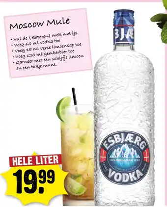 Dirck 3 Esbjaerg Vodka aanbieding