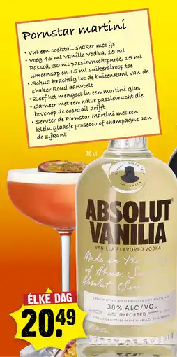Dirck 3 Absolut vanilia aanbieding