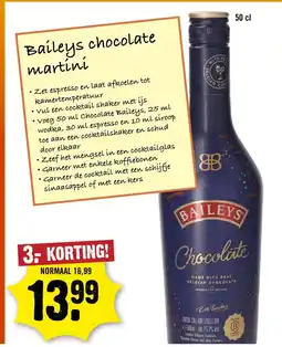 Dirck 3 BAILEYS Chocolate aanbieding
