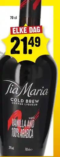 Dirck 3 Tia Maria cold brew aanbieding