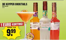 Dirck 3 De kuyper cocktails aanbieding