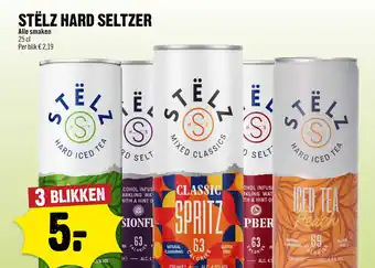 Dirck 3 Stëlz hard seltzer aanbieding
