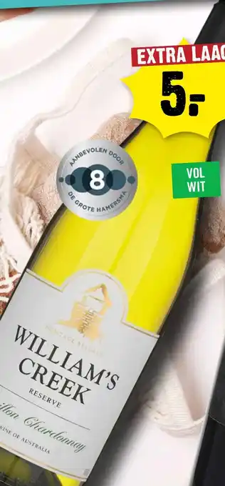 Dirck 3 William's creek aanbieding
