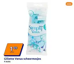 Action Gillette Venus scheermesjes aanbieding