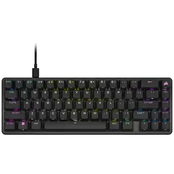 Bol.com Corsair K65 Pro Mini - 65% Optisch Gaming Toetsenbord - Qwerty - Zwart aanbieding