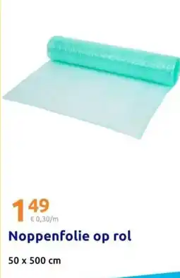 Action Noppenfolie op rol aanbieding