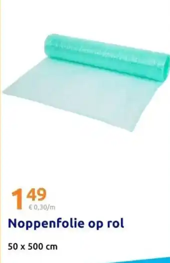 Action Noppenfolie op rol aanbieding