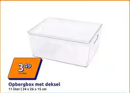 Action Opbergbox met deksel aanbieding