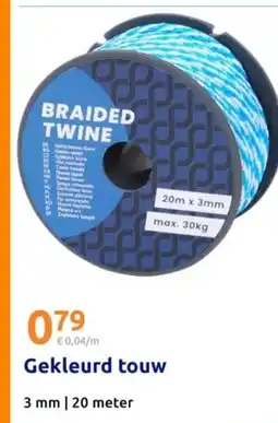 Action Gekleurd touw aanbieding