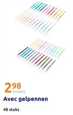 Action Avec gelpennen aanbieding